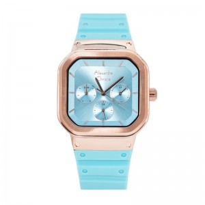 Alexandre Christie AC 2811 Rosegold Light Blue Steel SSBFRRGLB